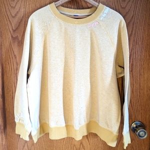 Old Navy Womens Pullover Sweatshirt 2X Golden Yellow